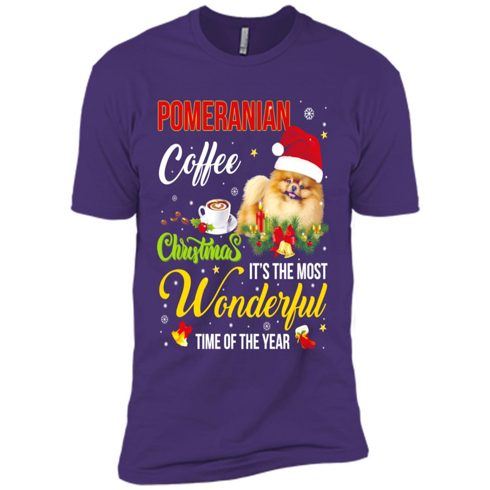 Pomeranian Coffee Wonderful Christmas