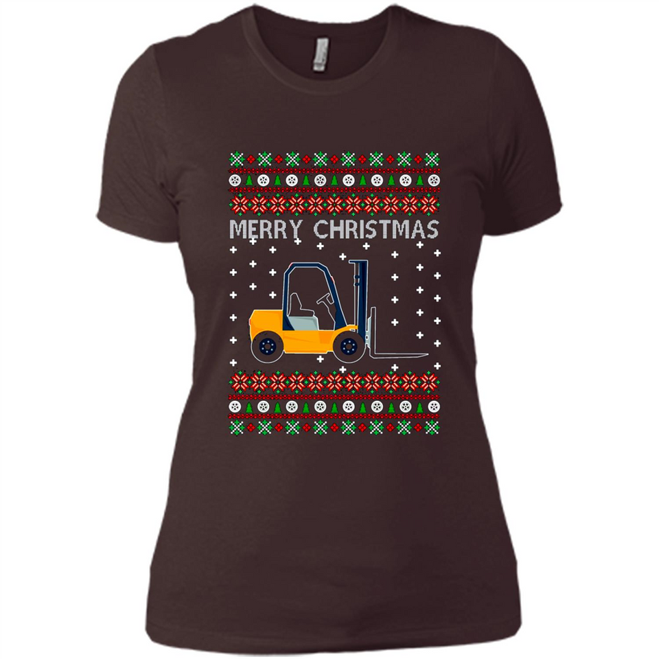 Merry Christmas Forklift ugly sweatshirt PINGPONG
