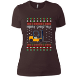 Merry Christmas Forklift ugly sweatshirt PINGPONG