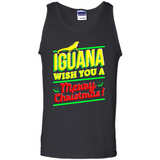 Iguana Wish You A Merry Christmas Animal - Tank Top