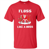 Floss Like A Boss Santa Flossing Dance Funny - Shirt
