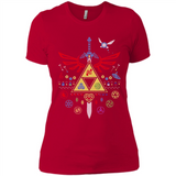 Song of Christmas Time the Legend of Zelda Ugly Sweater Perfect Christmas - Ladies' Boyfriend T-Shirt