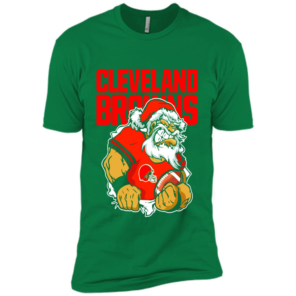 Grumpy Santa Claus Cleveland Browns Football Team PINGPONG