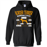 Border Terrier Barking Logic - Hoodie