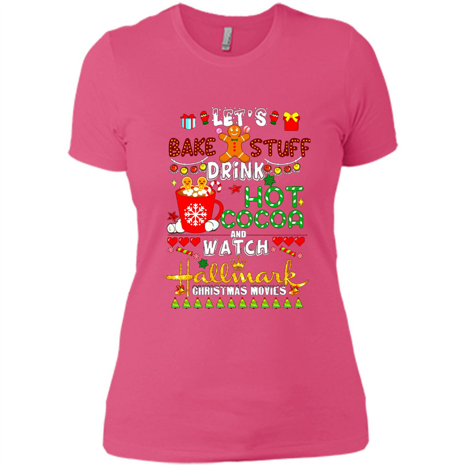 Let's Bake Stuff Drink Hot Cocoa Hallmark-Christmas Movies Sweatshirt PINGPONG
