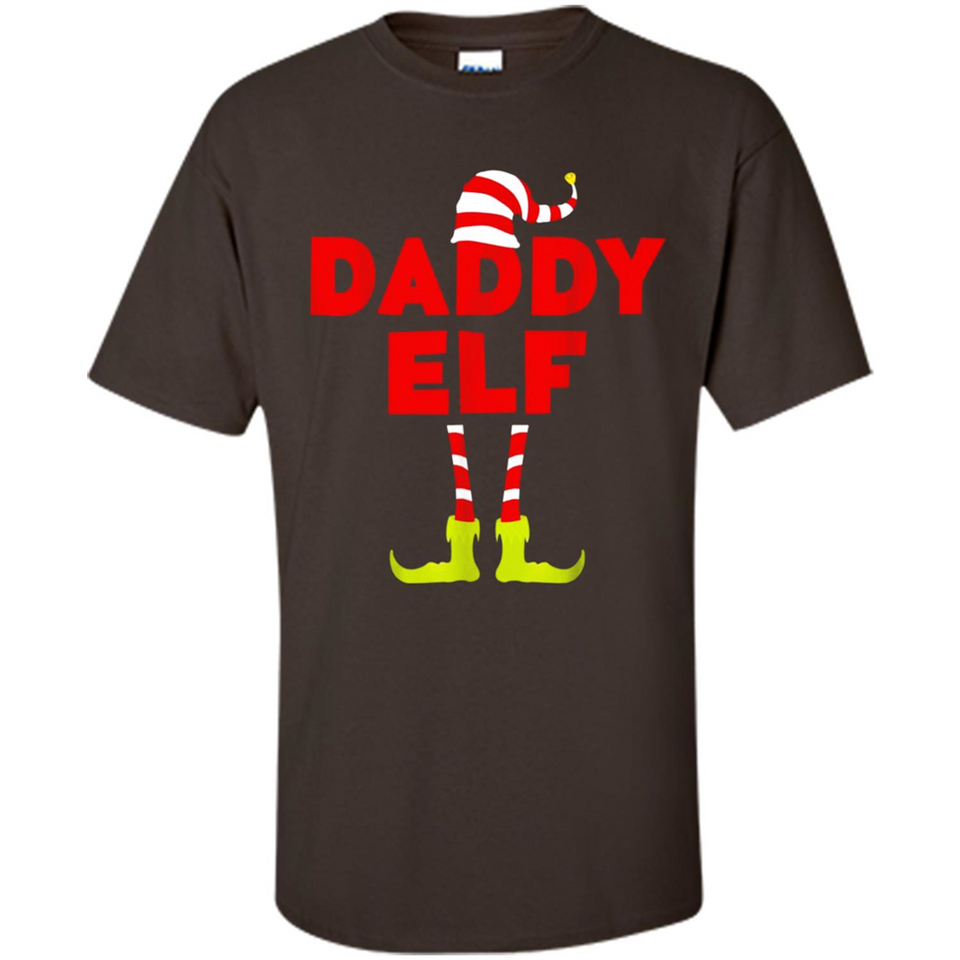 Mens Daddy Elf T-Shirt Funny Matching Christmas Costume - Shirt