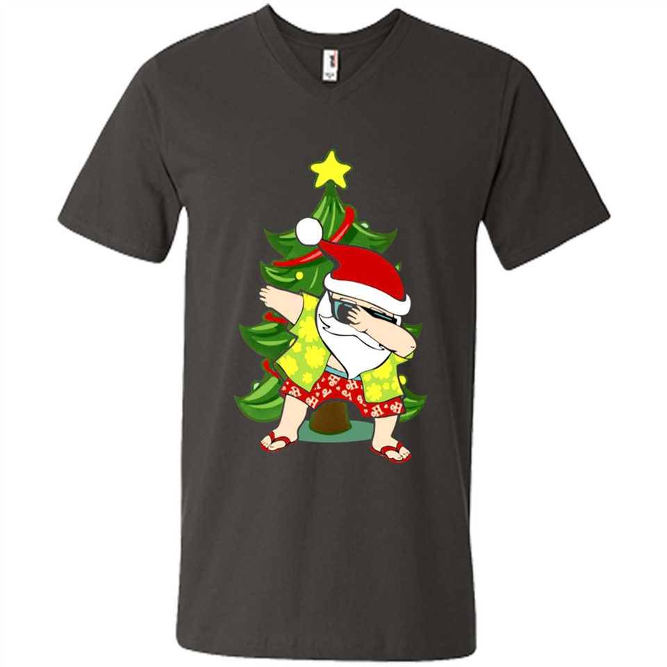 Dabbing Santa Christmas In July - Men's V-Neck