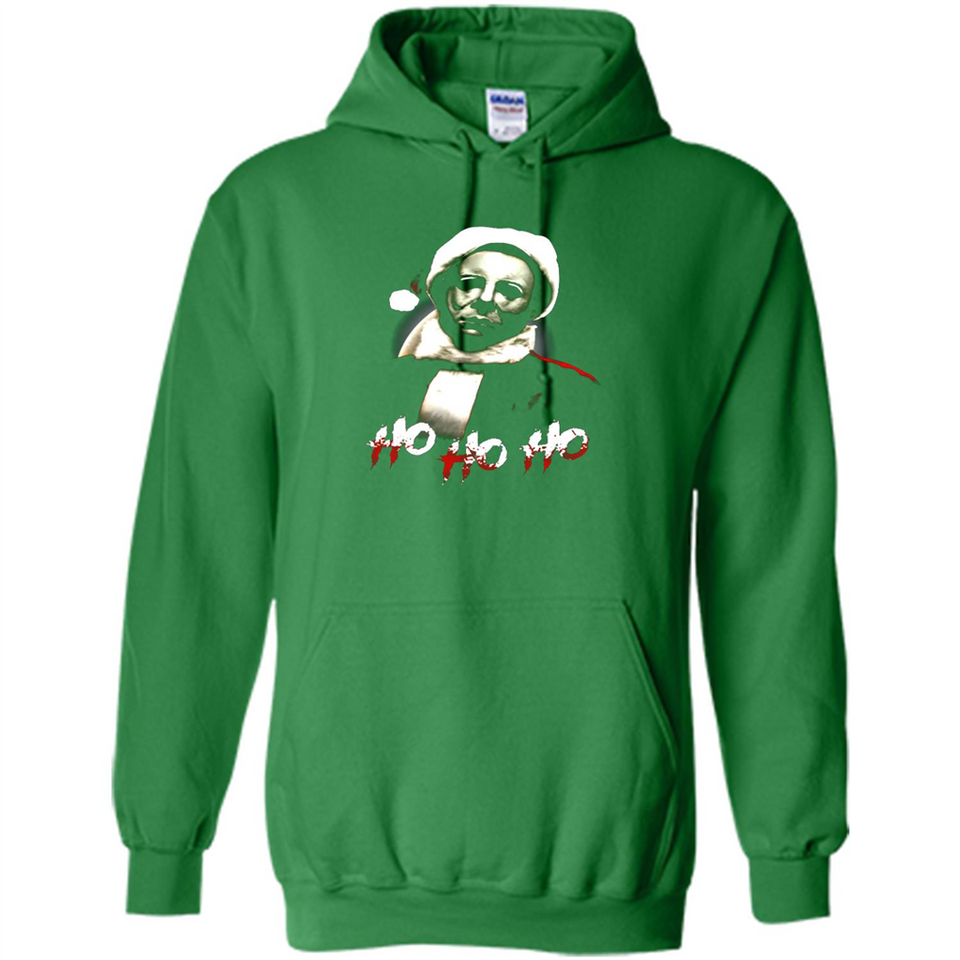 Santa Michael Myers Ho Ho Ho Merry Christmas Sweatshirt - Hoodie