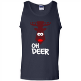 Oh Deer Christmas Reindeer Black mugs PINGPONG - Tank Top