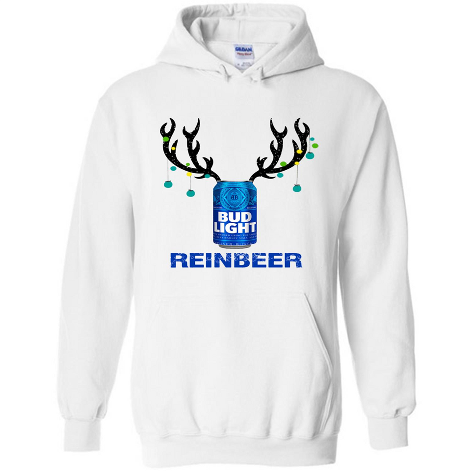 Bud Light Reinbeer Funny Beer Reindeer Christmas Sweatshirt - Hoodie