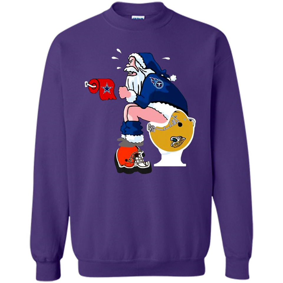 Tennessee Titans Santa Claus Toilet