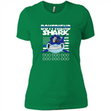 Police boyfriend Shark Blue Line Tee
