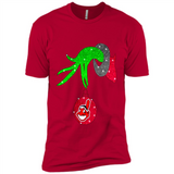 GRINCH HAND HOLDING CLEVELAND INDIANS GLITTER CHRISTMAS PINGPONG