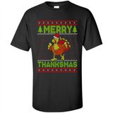 Merry Thankmas Ugly Xmas Thanksgiving Turkey Sweatshirt - Shirt