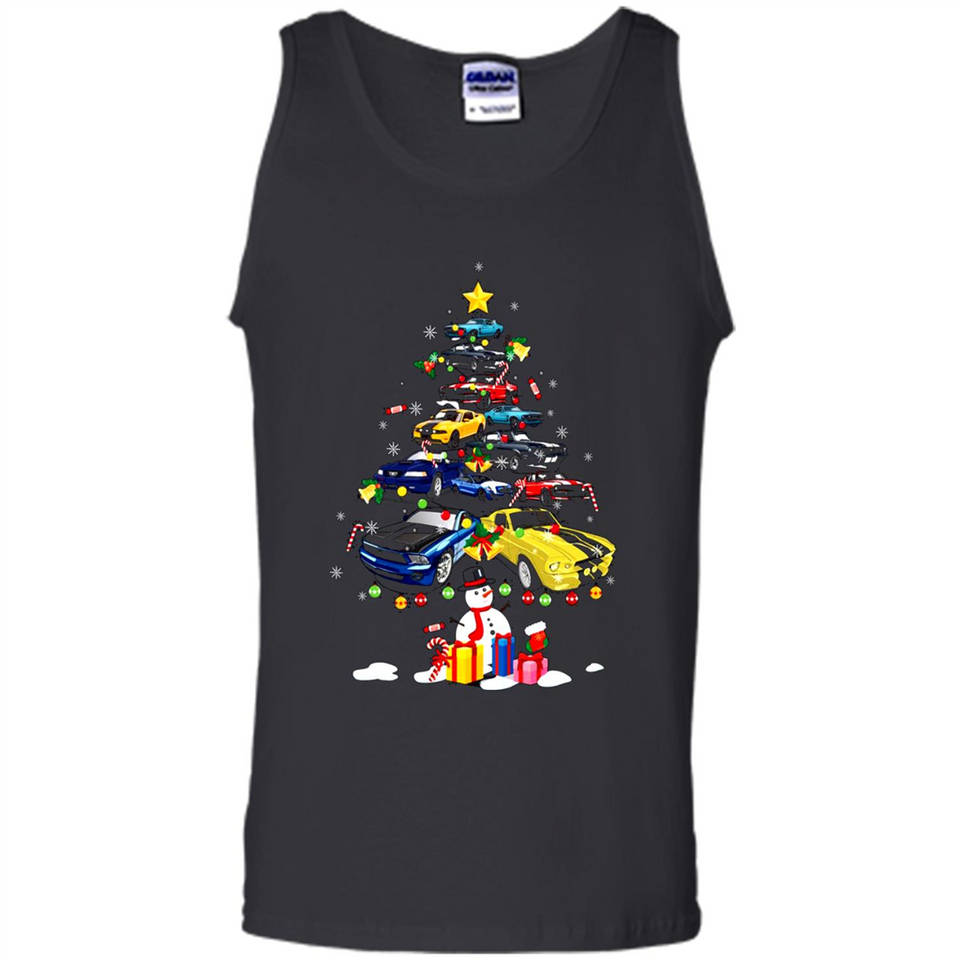 Mustang Tree Christmas Sweatshirt PINGPONG