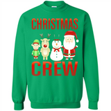 CHRISTMAS CREW Shirt X-mas Santa Snowman Reindeer Elf - Sweatshirt