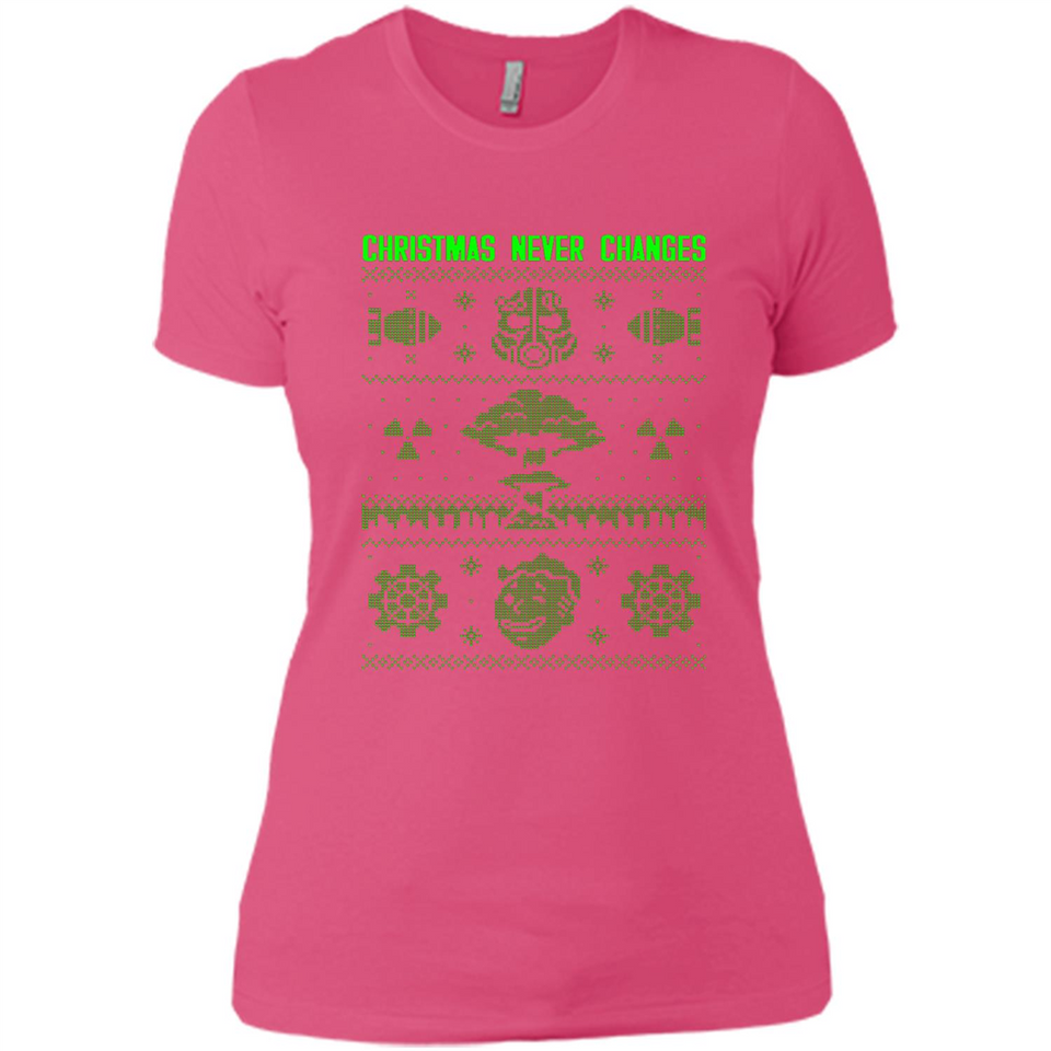 Christmas Ugly Sweater Christmas Never Changes Star Wars - Ladies' Boyfriend T-Shirt