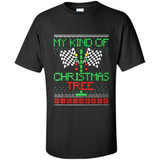 Funny Drag Racing Ugly Christmas Holiday Tree PING PONG