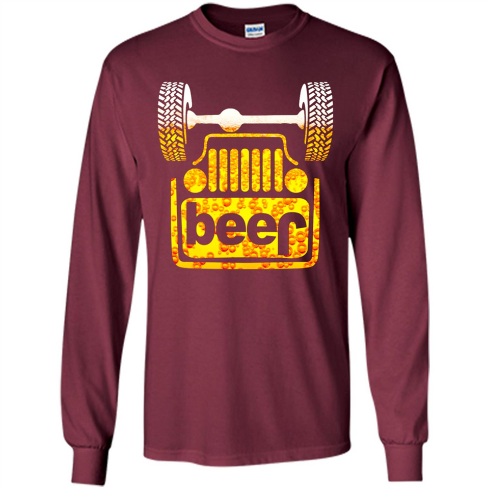 Jeep Reverse Beer Off Roading Funny Drinking