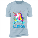 Unicorns are born in Libra Birthday Rainbow Gift Ladies Custom