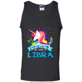 Unicorns are born in Libra Birthday Rainbow Gift Ladies Custom