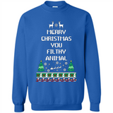 Merry Christmas You Filthy Animal Sweatshirt PINGPONG