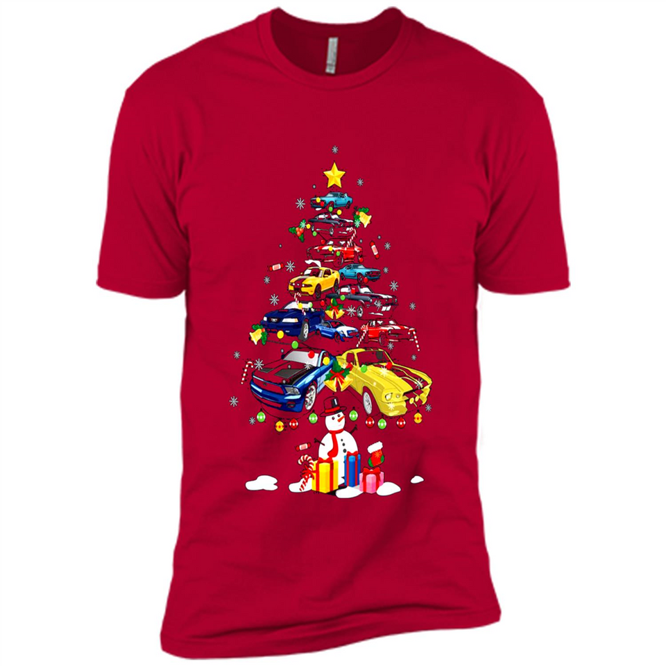 Mustang Tree Christmas Sweatshirt PINGPONG
