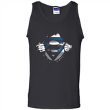 Carolina Panthers And Superman Fans - Tank Top