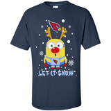 Minion Arizona Cardinals Ugly Christmas Sweater Let it Snow - Shirt