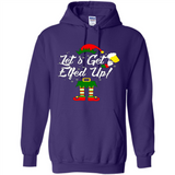 Let's Get Elfed Up Drinking Beer Christmas PINGPONG