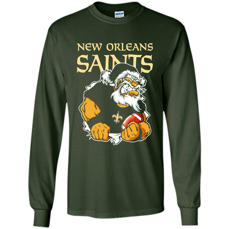 Grumpy Santa Claus New Orleans Saints Football Team PINGPONG