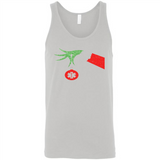 Funny Grinch Hand holding Doctor ornament Christmas Sporty T-Shirt - Canvas Unisex Tank