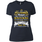 I'm A November Woman-Queen November - Ladies' Boyfriend T-Shirt