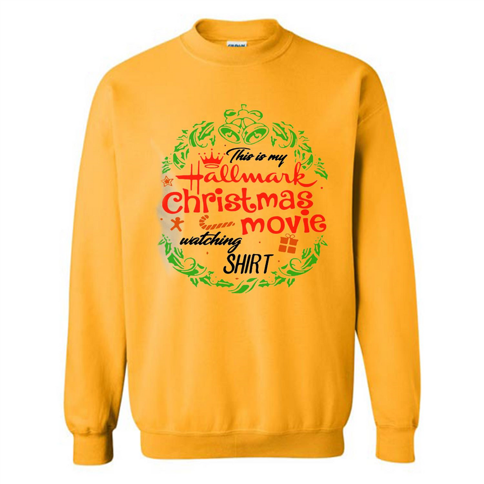 This is My Hallmark-Christmas Movies Watching Sporty T-Shirt - Sweatshirt