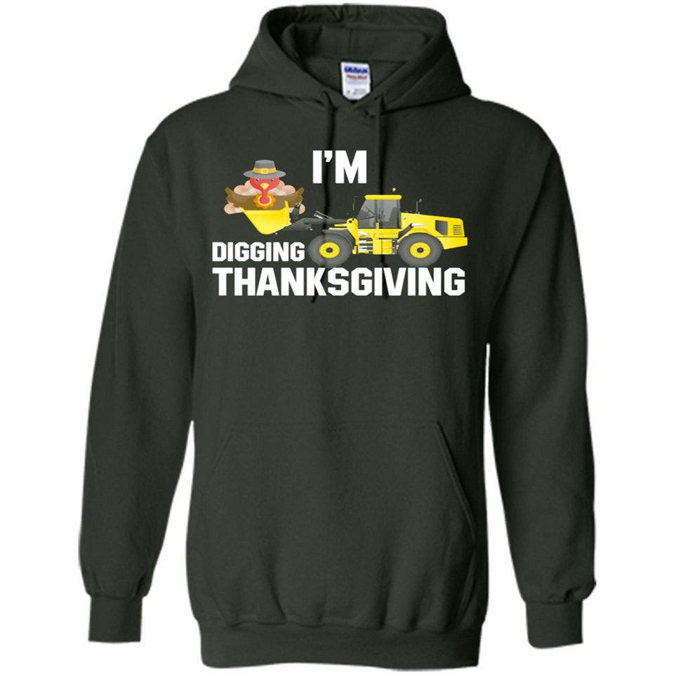 I'm Digging Thanksgiving Cute Turkey Tractor