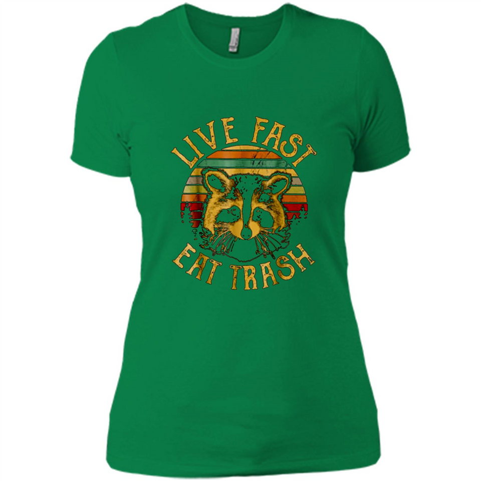 Live fast eat trash bear vintage camping PINGPONG
