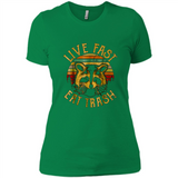 Live fast eat trash bear vintage camping PINGPONG