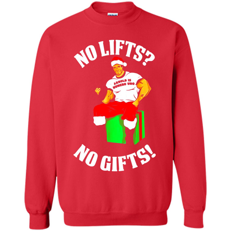 Arnold Is Numero Uno No Lifts No Gifts Christmas PINGPONG