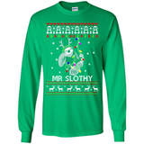 Mr Slothy Christma - Long Sleeve T-Shirt