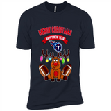 Tennessee Titans NFL Reindeer Funny Merry Christmas And Happy New Year