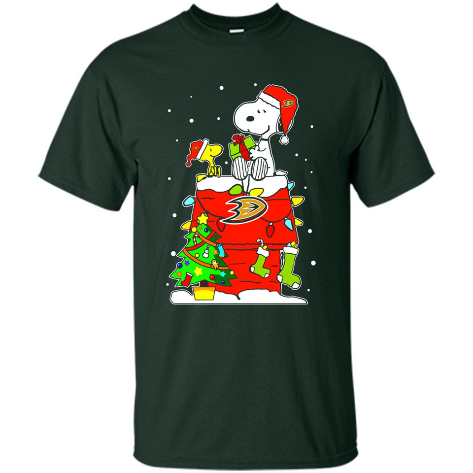 Anaheim Ducks Snoopy Ugly Christmas Sweaters - Sao chép - Shirt