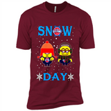 Snow Day Shirt For Detroit Pistons Vs Minion Fans pingpong