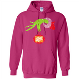 Grinch hand holding Logo HomeDepot Glitter Christmas - Hoodie