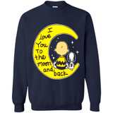 I LOVE YOU TO THE MOON AND BLACK CHARLIE BROWN AND SNOOPY