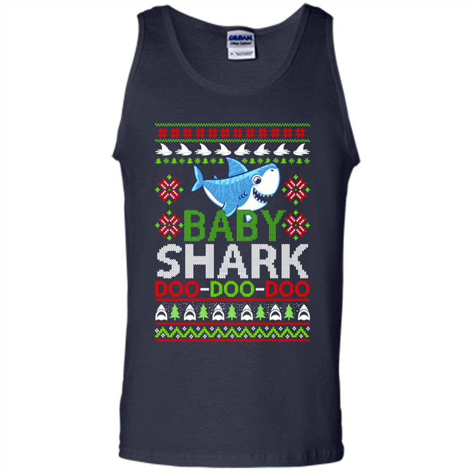 Baby shark Doo Doo Doo Christmas - Tank Top