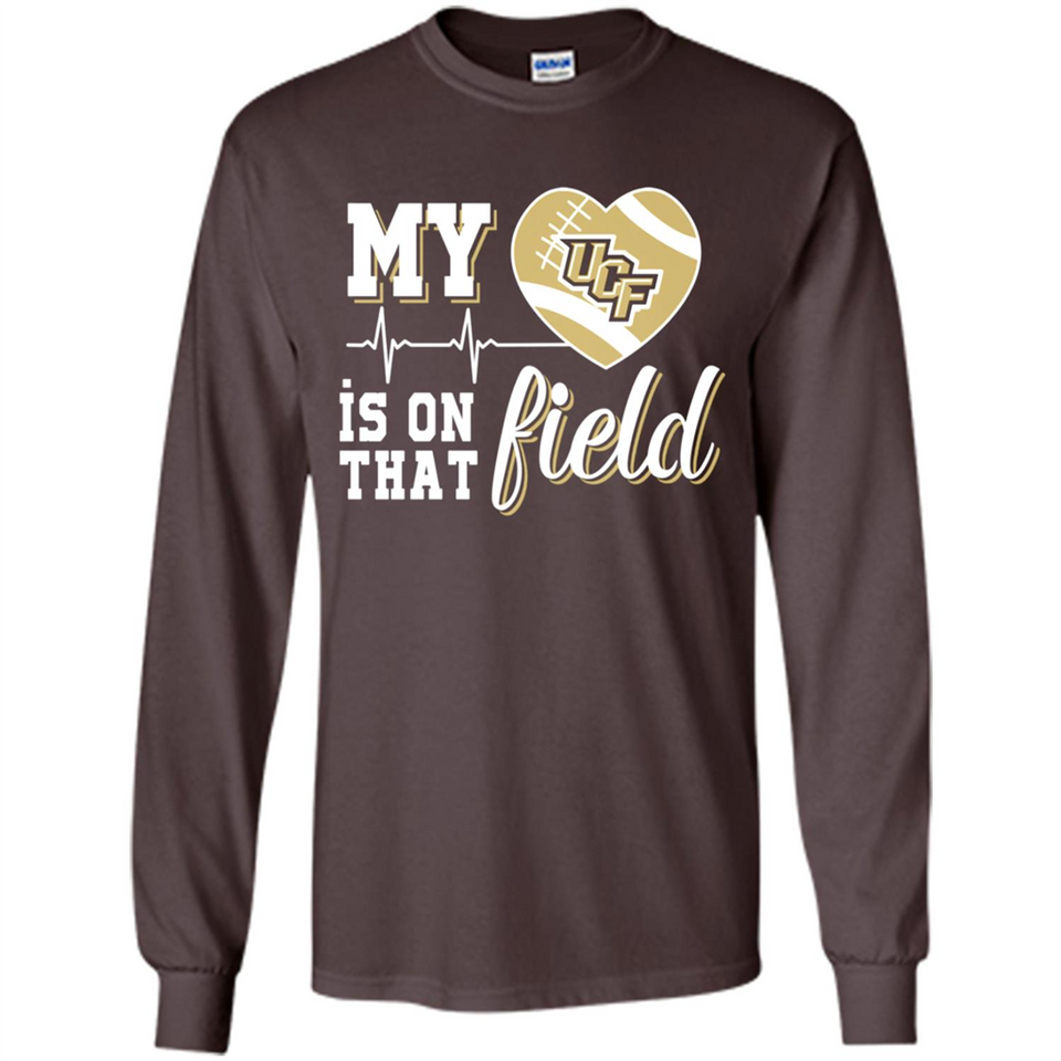 UCF Knights Football My Heart is on that Field - Long Sleeve T-Shirt