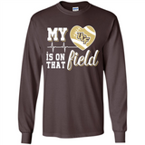 UCF Knights Football My Heart is on that Field - Long Sleeve T-Shirt