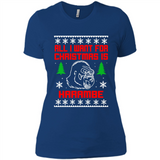 All I Want For Christmas Is HarambeT Rex Attack Reindeer ugly sweater PINGPONG