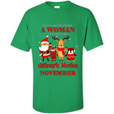 Never Underestimate A November Woman Watches Hallmark Movies Sweatshirt PINGPONG