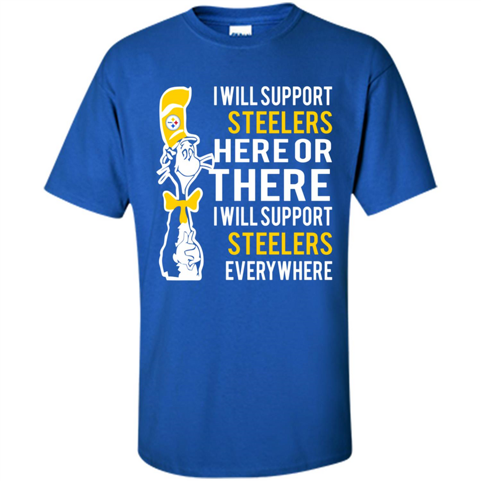 Shirt For Dr Seuss Cat And Pittsburgh Steelers Fans - Shirt